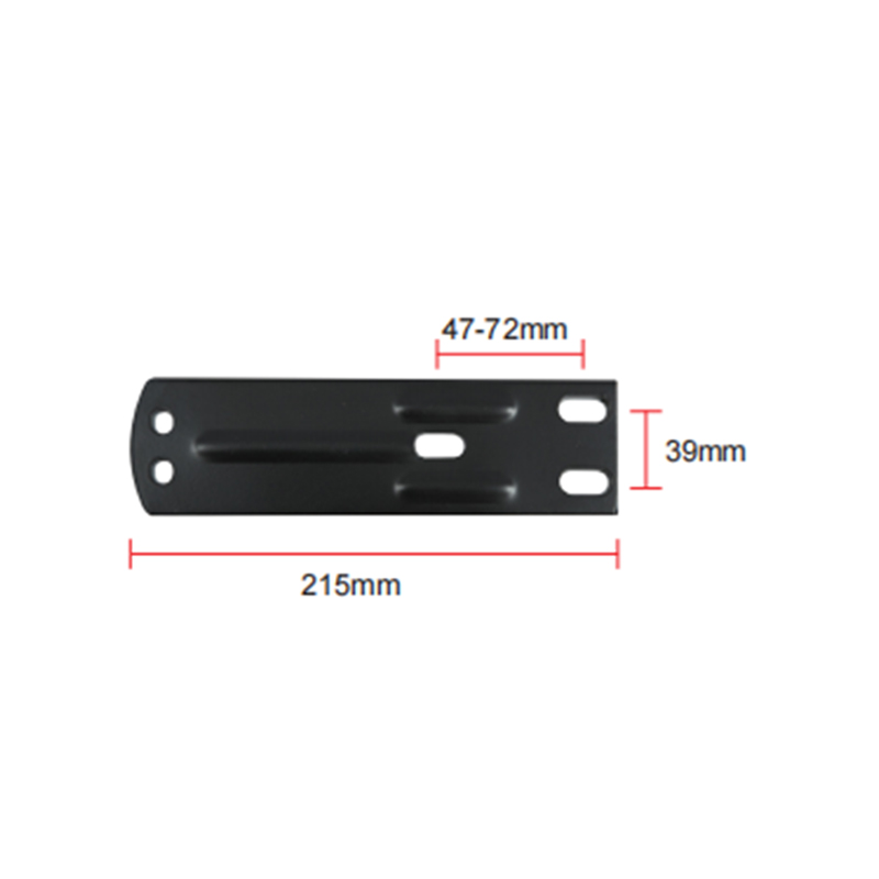 496.7g Base de aço de três orifícios Base de aço embutida Placa de ferro Handrail Coluna Placa inferior Acessórios A-07